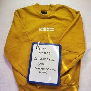 Yellow Over Size Sweater Size Small